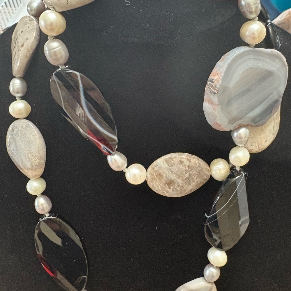 Handcrafted Gemstone Beaded Necklace